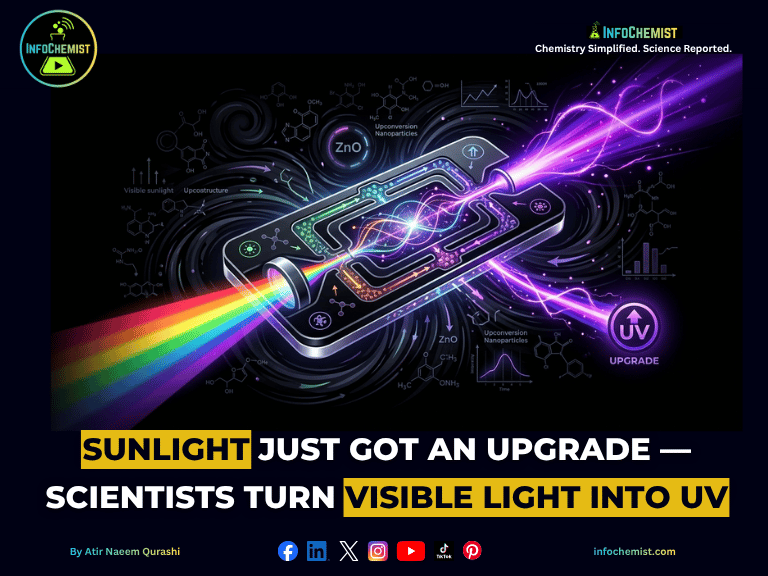 Sunlight Just Got an Upgrade — Scientists Turn Visible Light Into UV
